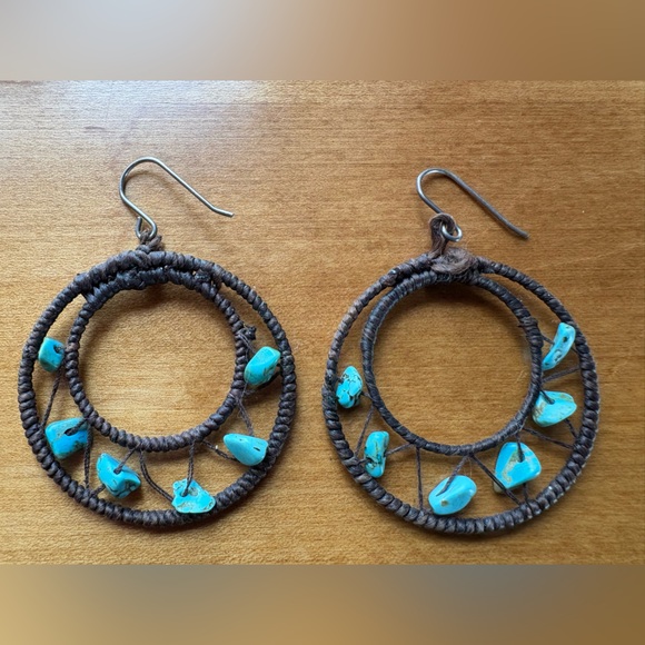 Sundance Jewelry - Sundance Dreamcatcher Turquoise Earrings